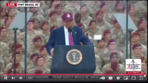 I heard this Live at the end of the speech today.