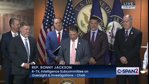 Rep Jackson Joins House Permanent Select Committee on Intelligence's Press Conference
