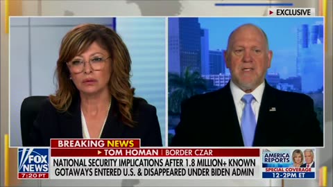Tom Homan warns of Iranian sleeper cells in the U.S.