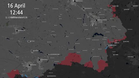 ⚔️🇷🇺 Ukraine Russia War | Visualization of Russian Military Offensive in Donetsk | RCF