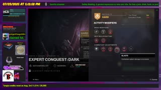 Destiny 2: Edge of Fate - 7-23-25 So many shiny things to click! The grind is REAL!
