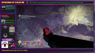 Destiny 2: Edge of Fate - 7-23-25 So many shiny things to click! The grind is REAL!