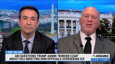 🚨MIC DROP from lTom Homan on Ari Melber: