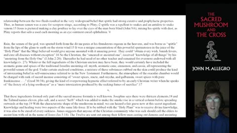The Sacred Mushroom and the Cross by John M. Allegro - Chp 7, as read by Adam Hull