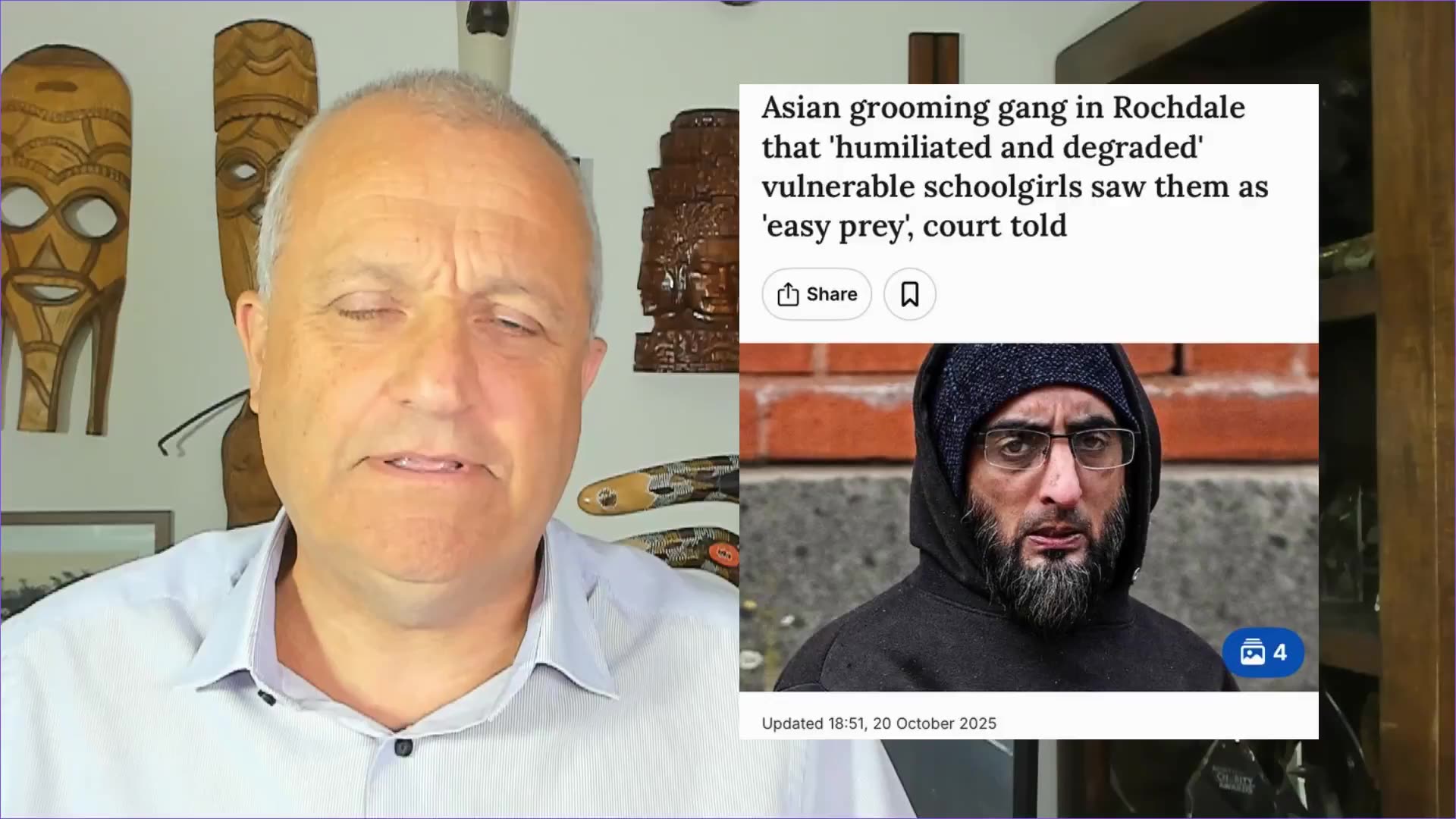 Rochdale has a huge issue with grooming gangs.