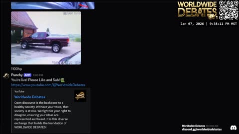 0273 WIDESTREAM - Worldwide Debates - YouTube/Twitch/Rumble