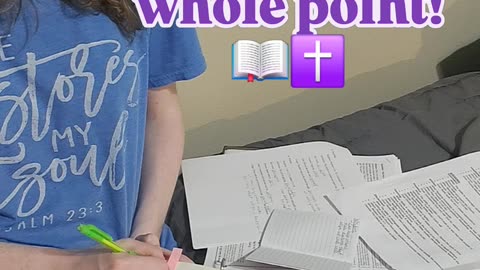 The point of the Christian life 📖