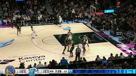 Golden State Warriors vs Miami Heat Full Game Highlights - NBA Season