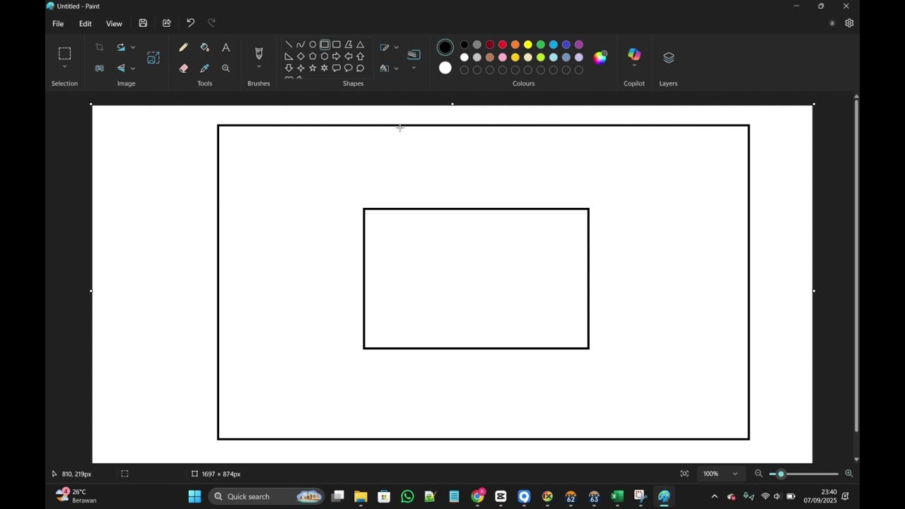 From simple sketches to digital art ✨ Everything starts with Paint on your laptop!