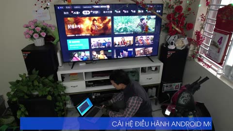 Cài HĐH Android mới nhất cho tivi xiaomi 65 inches, tại phố Tê Chử