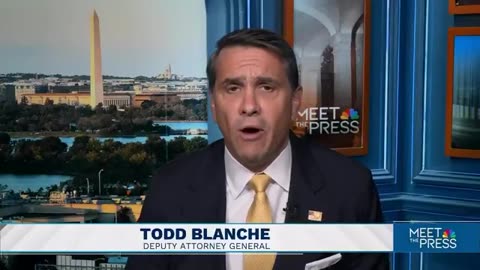 HOLY SMOKES. Deputy AG Todd Blanche just dropped the hammer