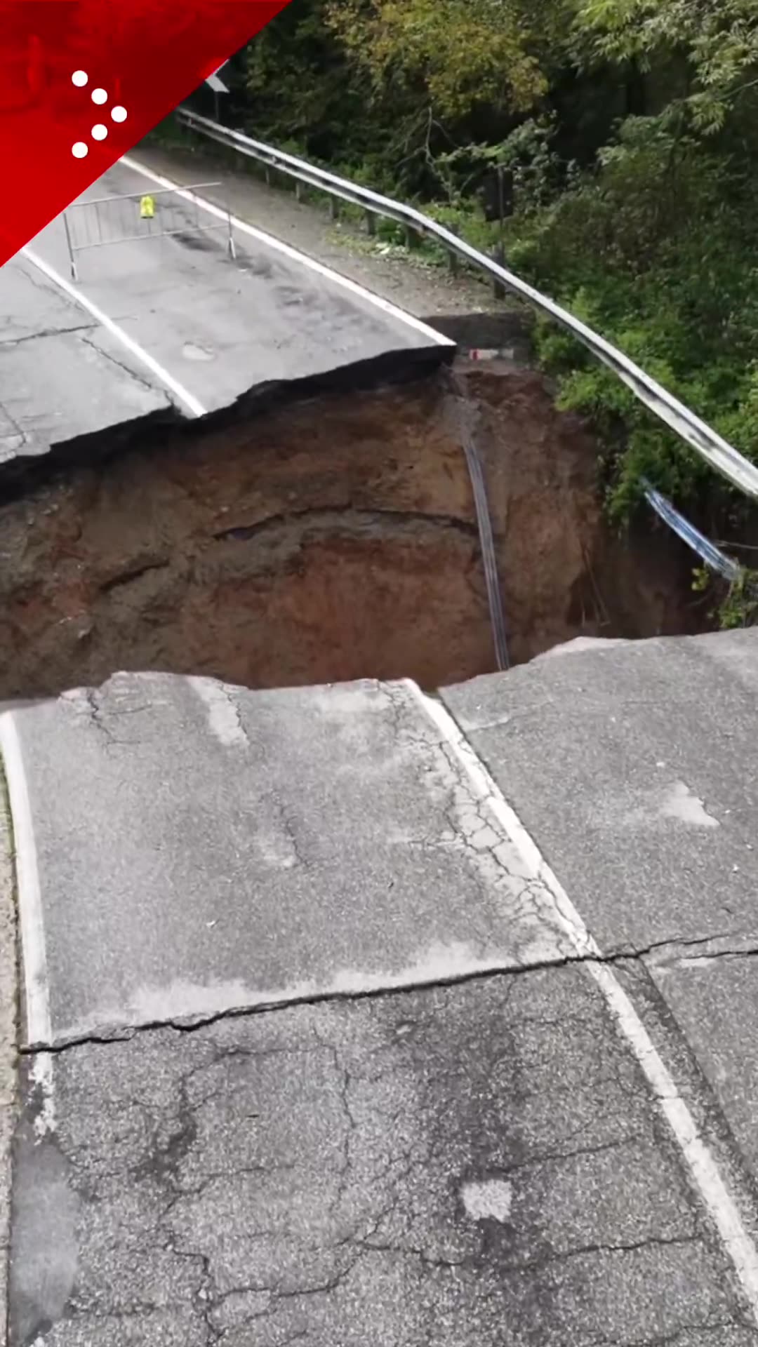 Sinkhole This is Como, Italy