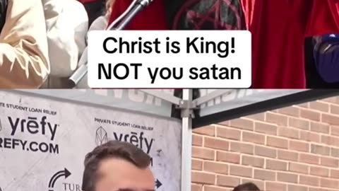 Charlie kirk BAPHOMET y escolta DEP 👹👁 ❗ 