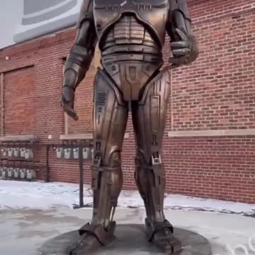 RoboCop statue debut in Detroit, Michigan