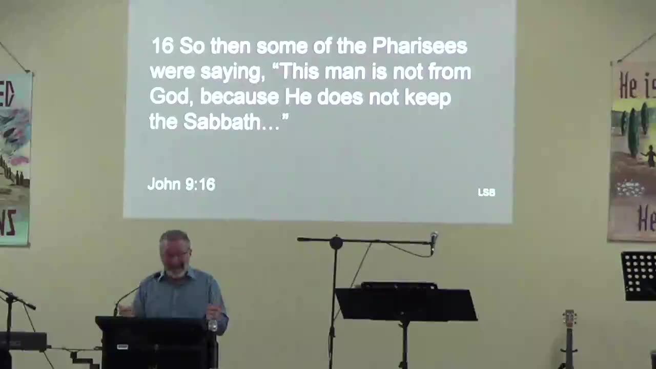 1067 Jn.9.1-41 There Are None So Blind As He Who Will Not See