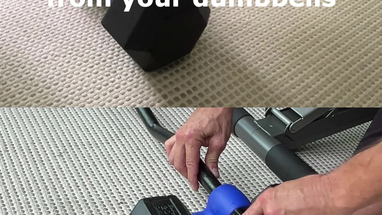💪Tri(ceps) This & More with Your #Dumbbells. Use Dumbbells as Weight Plates