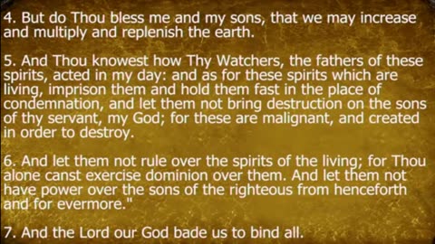 THE BOOK OF JUBILEES: THE SONS OF NOAD LED ASTRAY BY EVIL SPIRITS