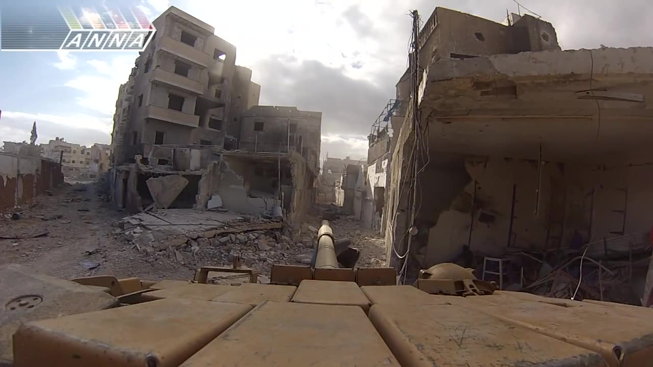 Syrian War Regime T-72AV hit by RPG-29 regime POV 2013.03.05