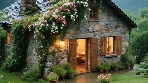 Hidden Gem in the Mountains – A Fairytale Stone Cottage in the Mist