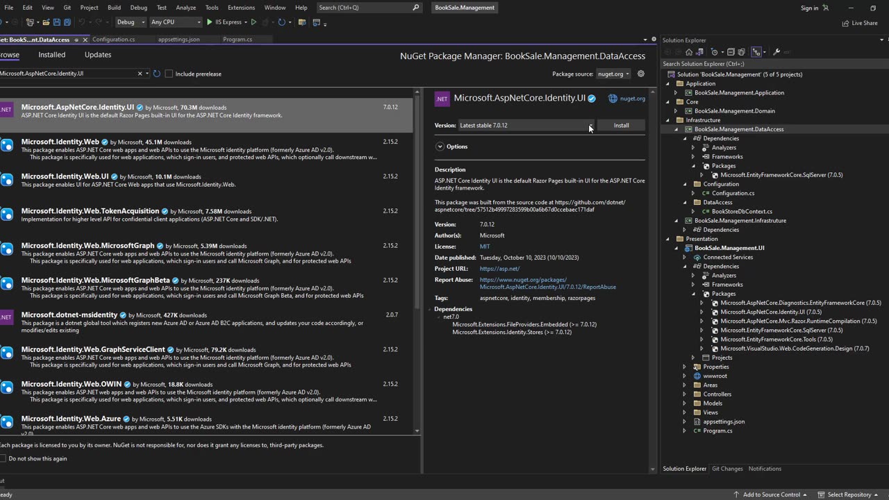 ASPNet MVC Ep 12 - Tạo DbContext, Thiết Lập Kết Nối Database MsSql
