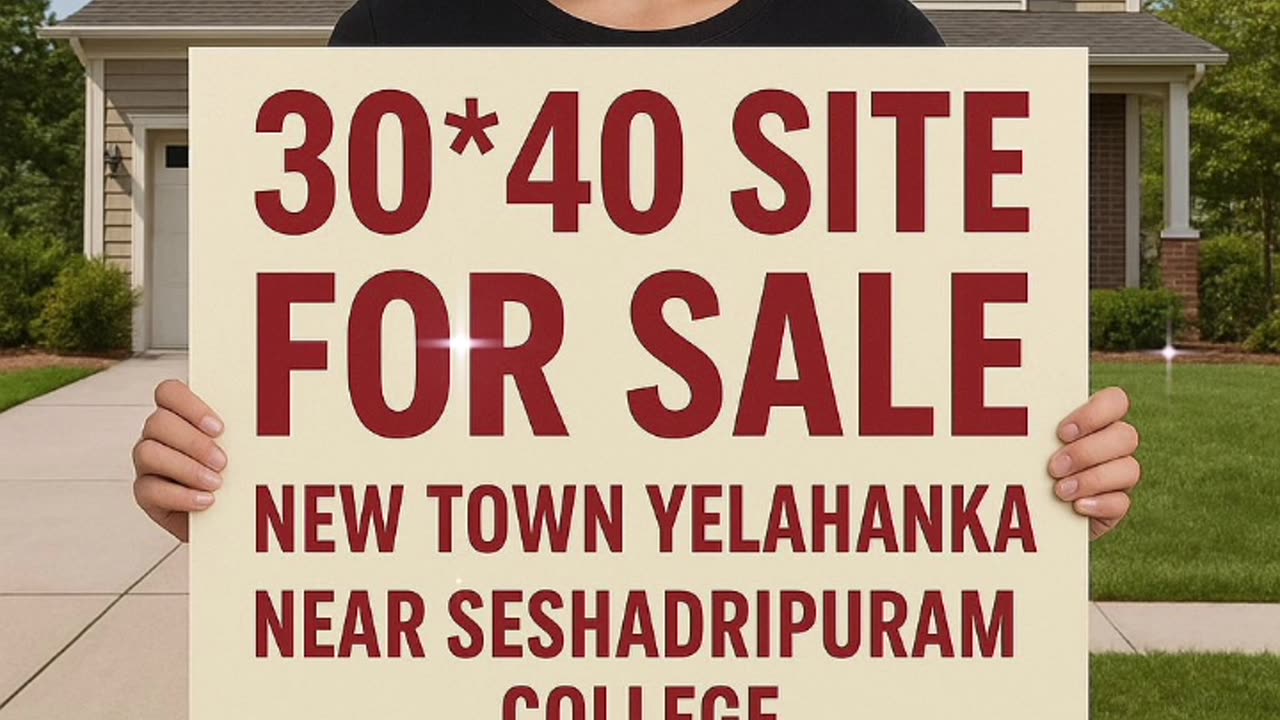 30x40 Plot for Sale | New Town Yelahanka | बैंगलोर उत्तर मुखी साइट ब्रिकी के लिए उपलब्ध है |