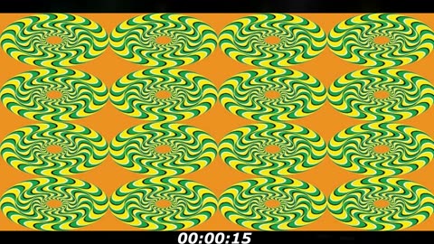 Optical illusion puzzle: ALL circles are moving, maybe I'm getting crazy?