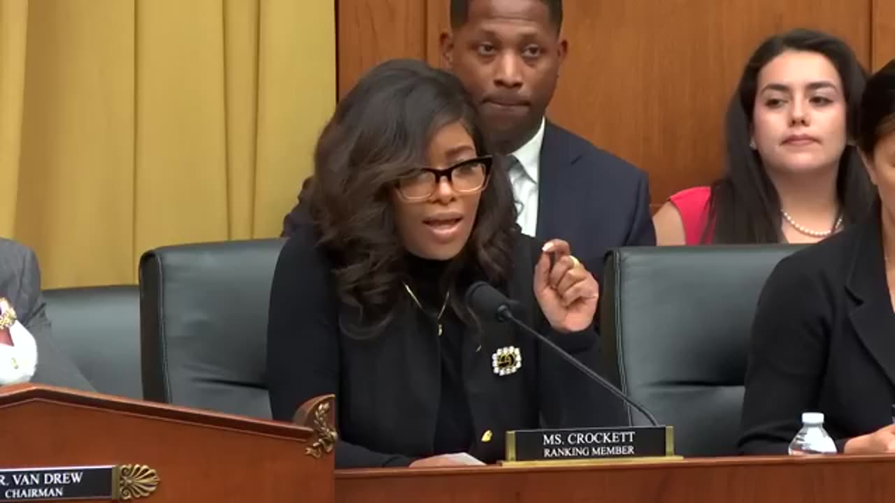 Ranking Member Jasmine Crockett delivers opening remarks