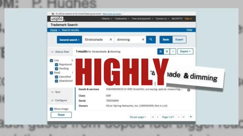 Fact Check: FAKE Boeing 'Stratoshade' Trademark In Social Media Image -- Not Registered