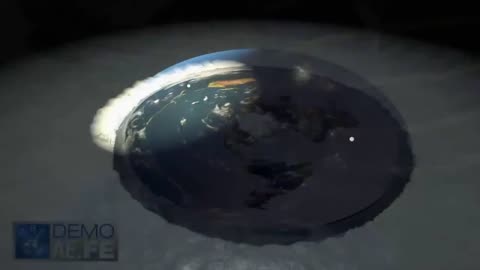Flat Earth Model / Geocentric Model ANIMATION