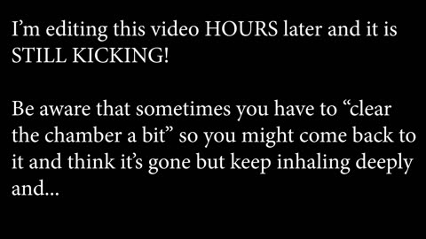 Make one ammonia inhalant (smelling salt) last your whole workout