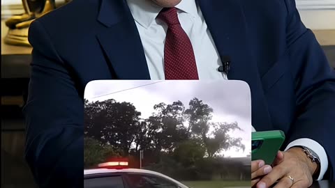 Police officer caught speeding tries to play it off