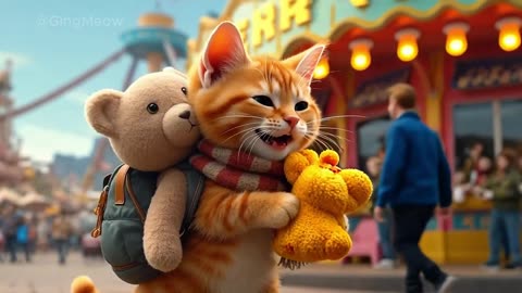 Tiny Cat_s Fun-Filled Day at the Amusement Park