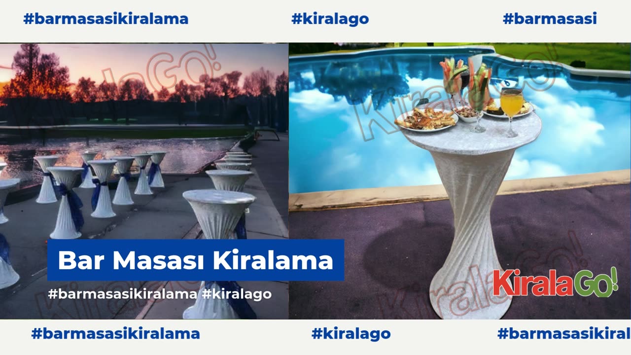 bar masasi kiralama