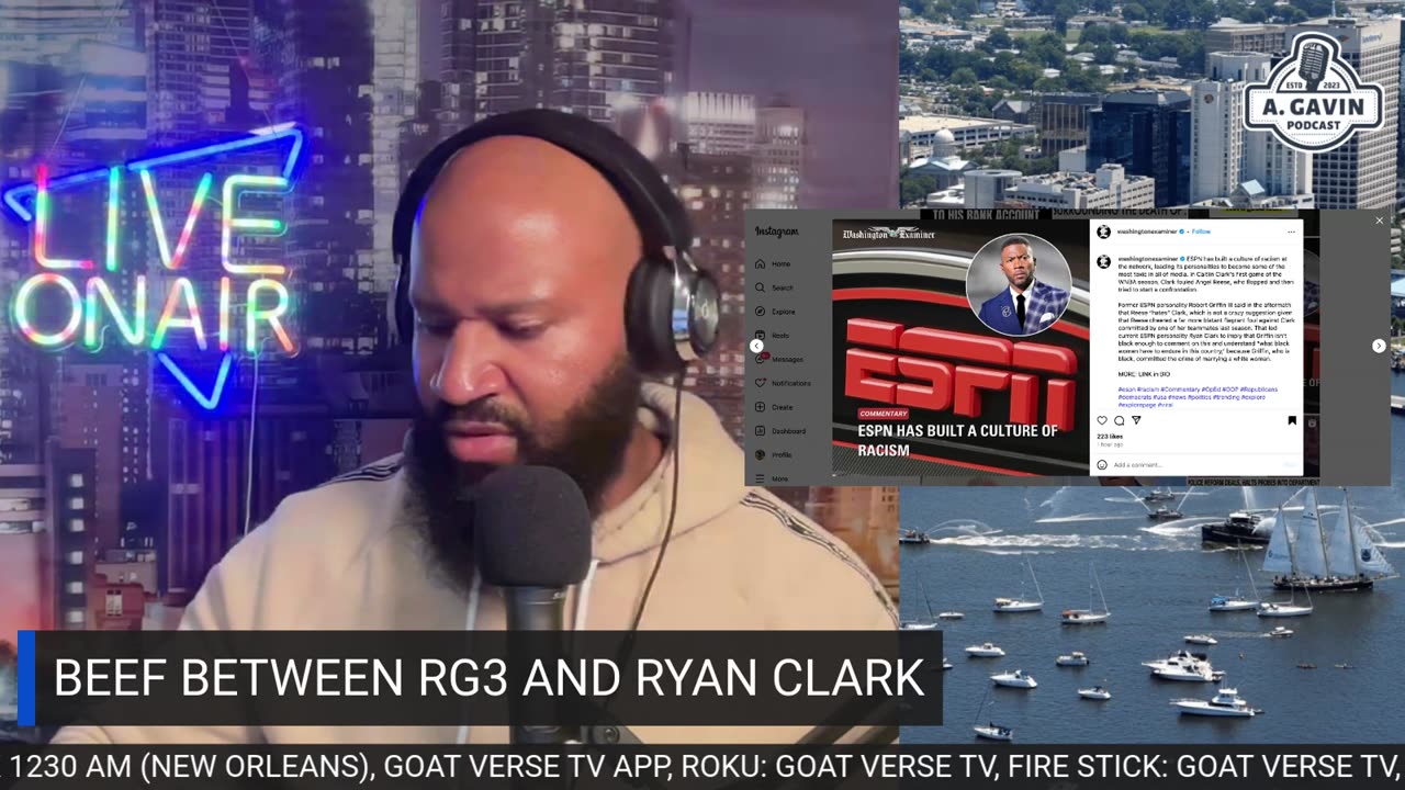 The Arrington Gavin Show "BATTLE BETWEEN 2 FORMER NFL STARS"