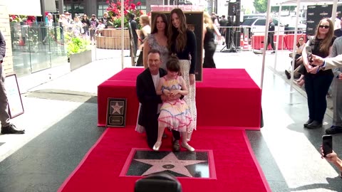 Christian Slater honored with a star on the Hollywood Walk of Fame