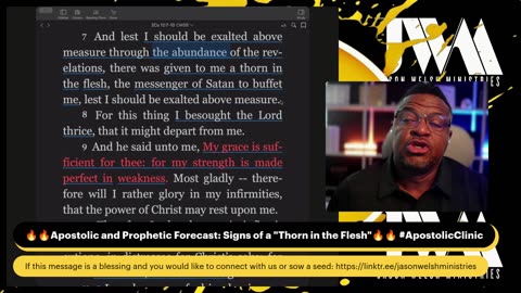 🔥🔥Apostolic and Prophetic Forecast: Signs of a "Thorn in the Flesh"🔥🔥 #ApostolicClinic