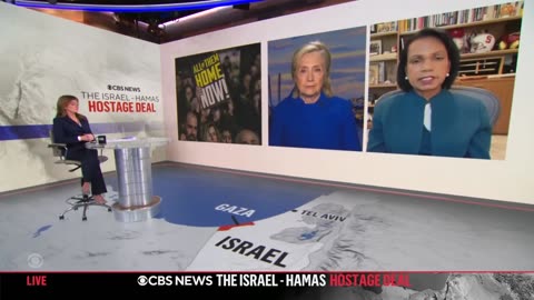 Watch: Clinton, Rice commend Trump administration for phase one of Gaza peace plan