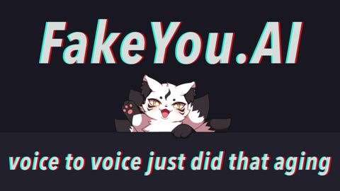 Fakeyou.ai Voice to Voice just did that aging 2nd time