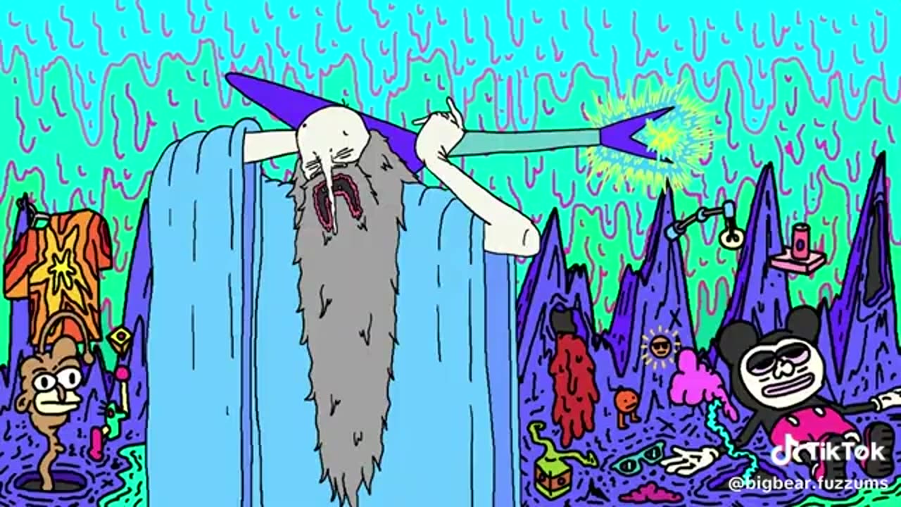 The Electric Wizard Cartoon