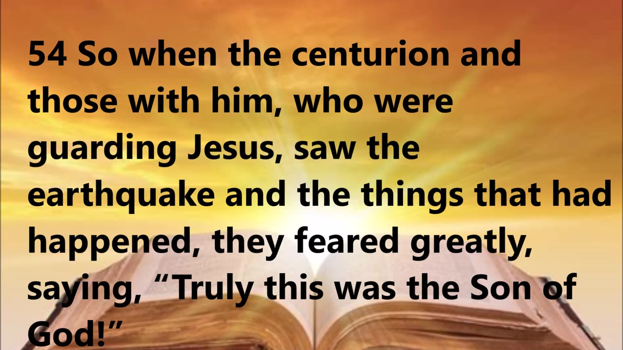 The Immediate Results of Jesus' Death