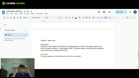 talking about my project tabletop roleplaying game name guild wars!
