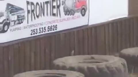 800 Pound Wheel Flies Off, Crushes Spectator’s Car During Monster Truck Rally
