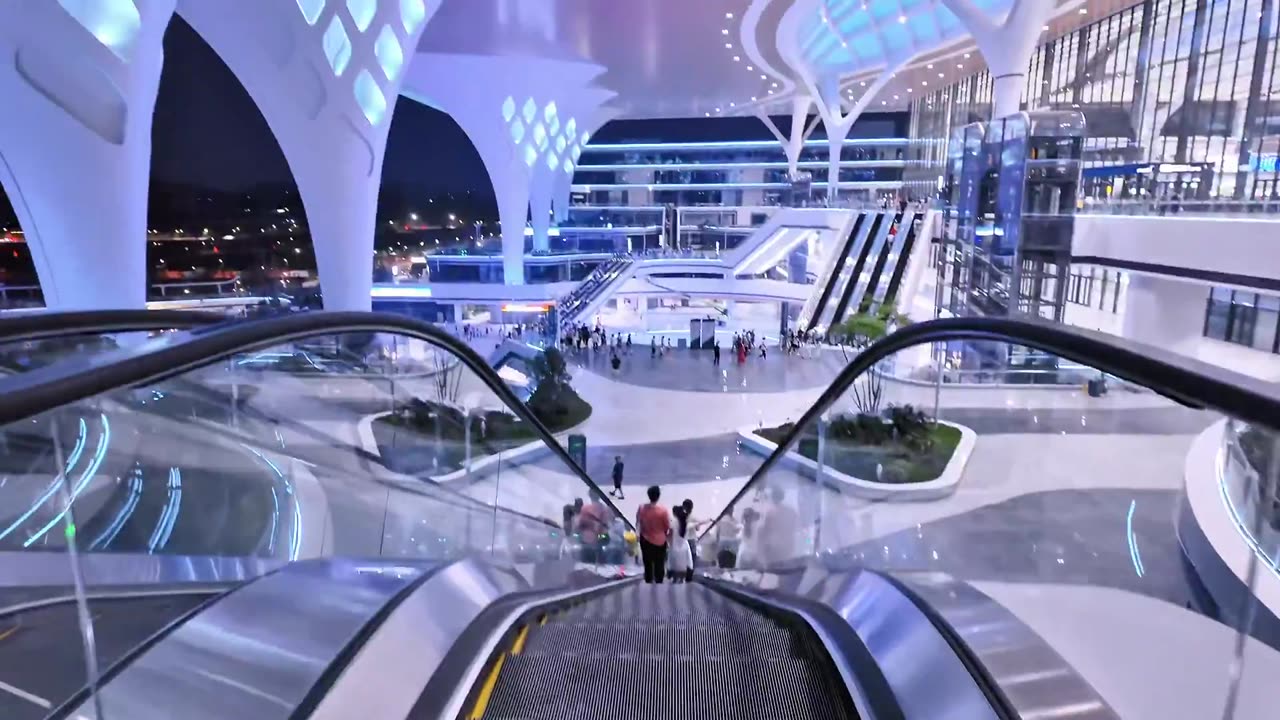 Sacred Geometry Train Station In China