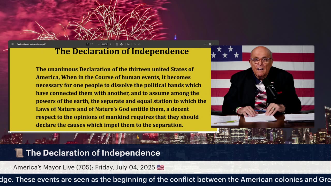 America's Mayor Live (705): Celebrating America's 249th Independence Day
