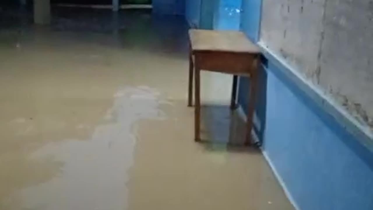 Inundaciones en colegio de Cartagena
