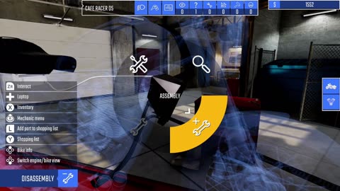 Biker garage mechanic simulator (switch 1) ep 1