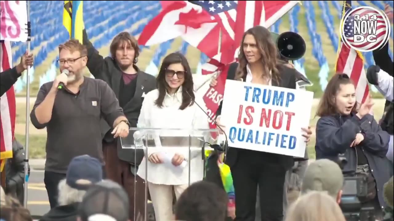 Lefist whinying about Nick Fuentes at Rally