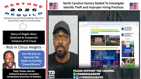 North Carolina Factory Raided To Investigate Identify Theft and Improper Hiring Practices