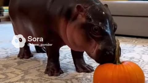 This “Abandoned Baby Hippo” Video Is Breaking Everyone’s Heart #Sora #Ai #Hippo
