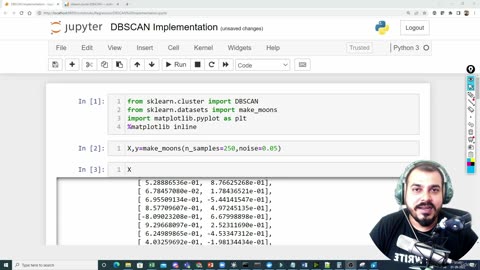 40.4 DBSCAN Clustering Implementation Krish Naik ML